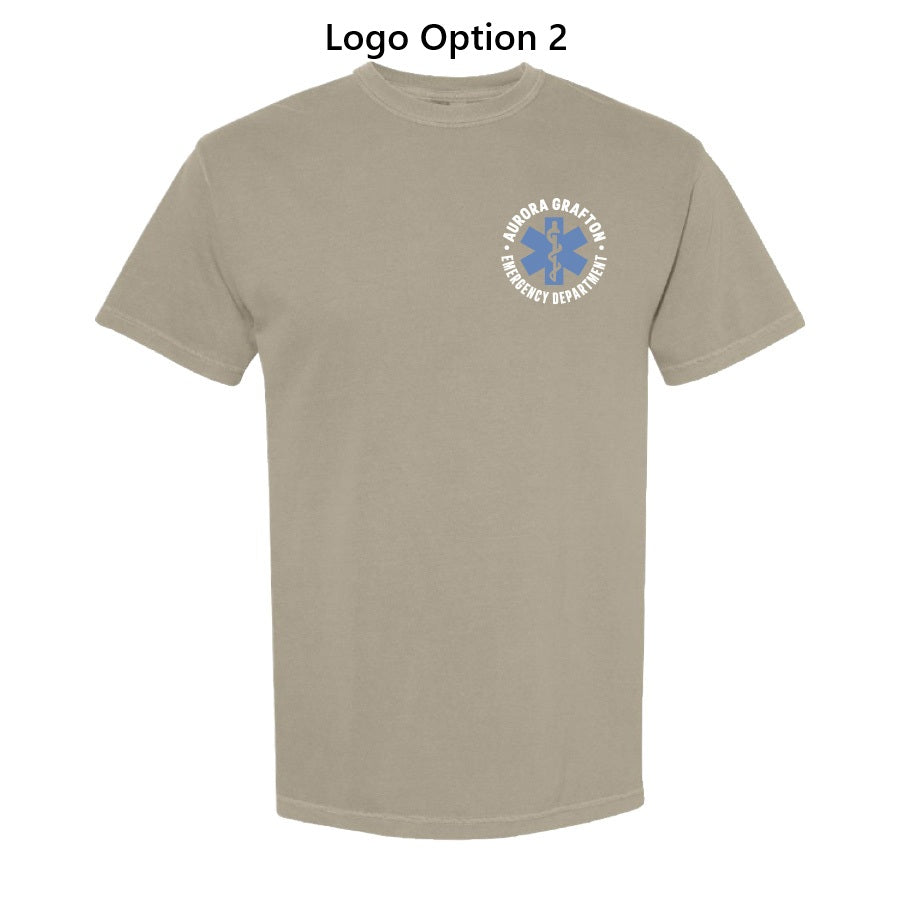 Aurora Garment Dyed Heavyweight Tee (Sandstone)
