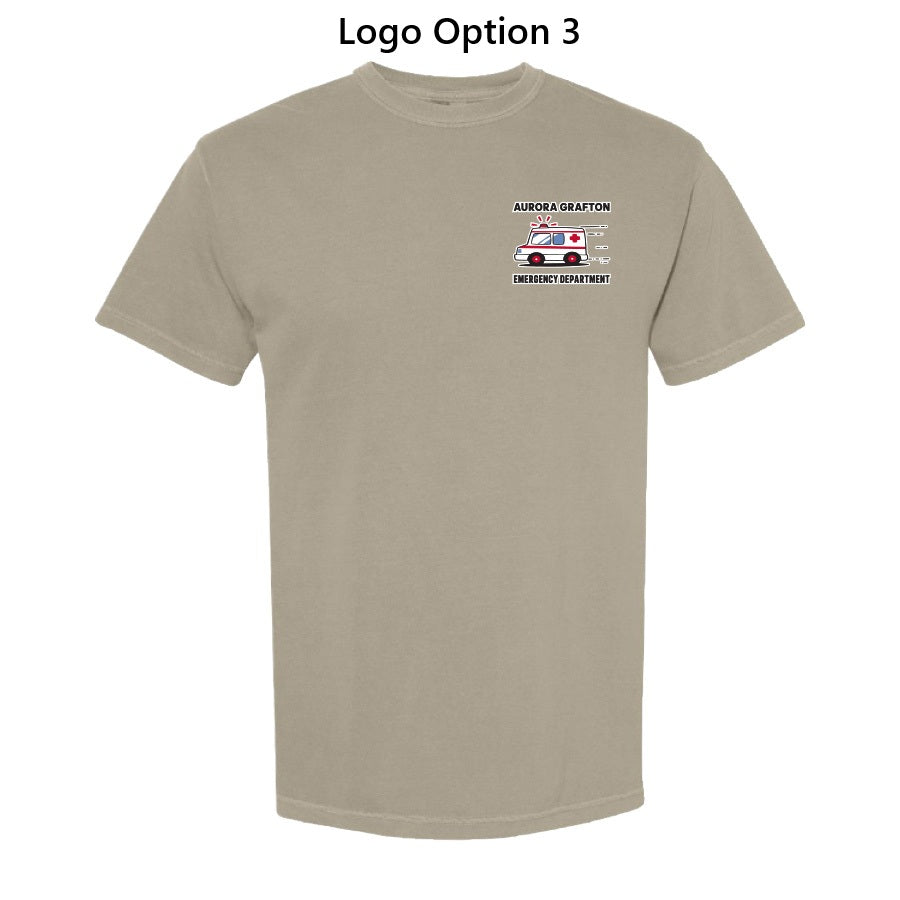 Aurora Garment Dyed Heavyweight Tee (Sandstone)