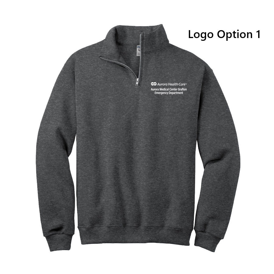 Aurora Cadet Collar 1/4 Zip Sweatshirt