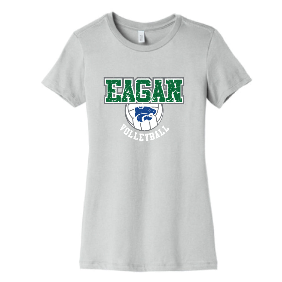 EAGAN VOLLEYBALL FANWEAR - WOMEN'S SLIM FIT TEE