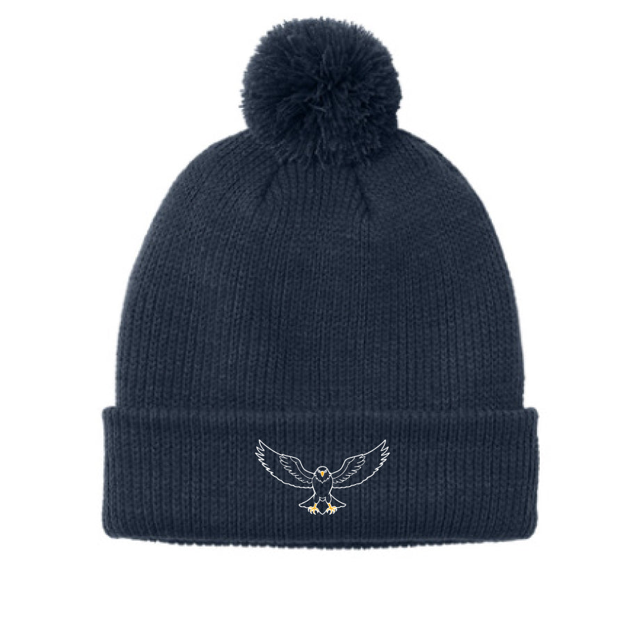 BLOOMINGTON KENNEDY/BURNSVILLE GIRLS LAX - COZY POM BEANIE
