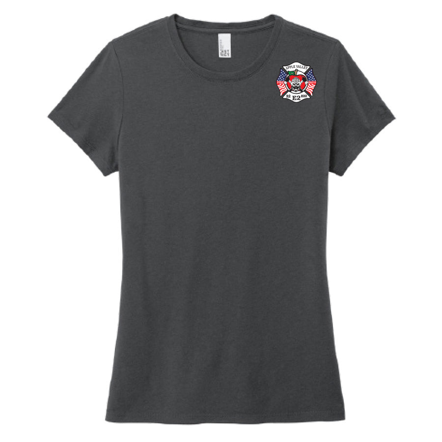 APPLE VALLEY FIRE DEPT - STATION 2 - WOMENS PERFECT TRI TEE
