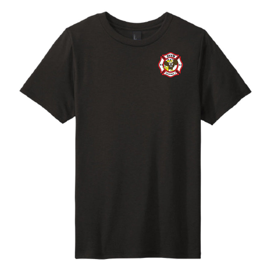 APPLE VALLEY FIRE DEPT -STATION 1 - YOUTH PERFECT TRI TEE