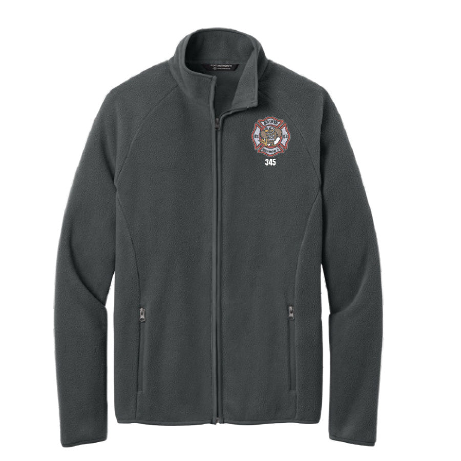 APPLE VALLEY FIRE DEPT - STATION 1 - RAGLAN FLEECE JACKET