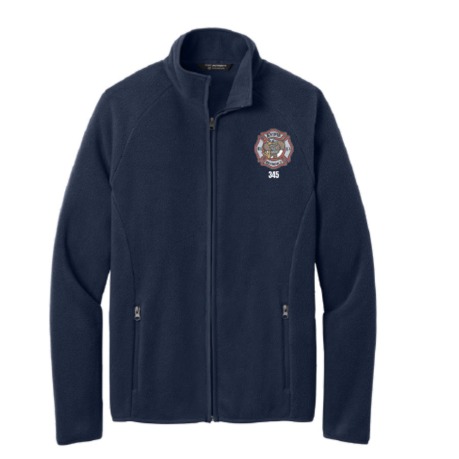 APPLE VALLEY FIRE DEPT - STATION 1 - RAGLAN FLEECE JACKET