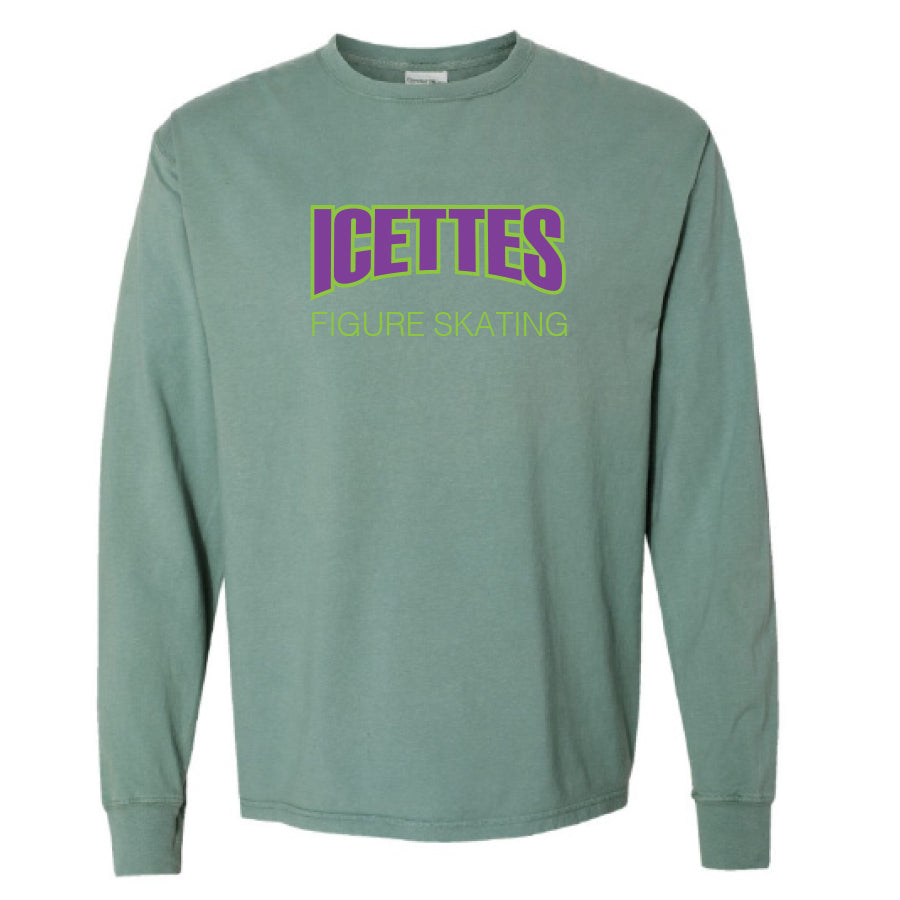 ICETTES - GARMENT DYED LONG SLEEVE