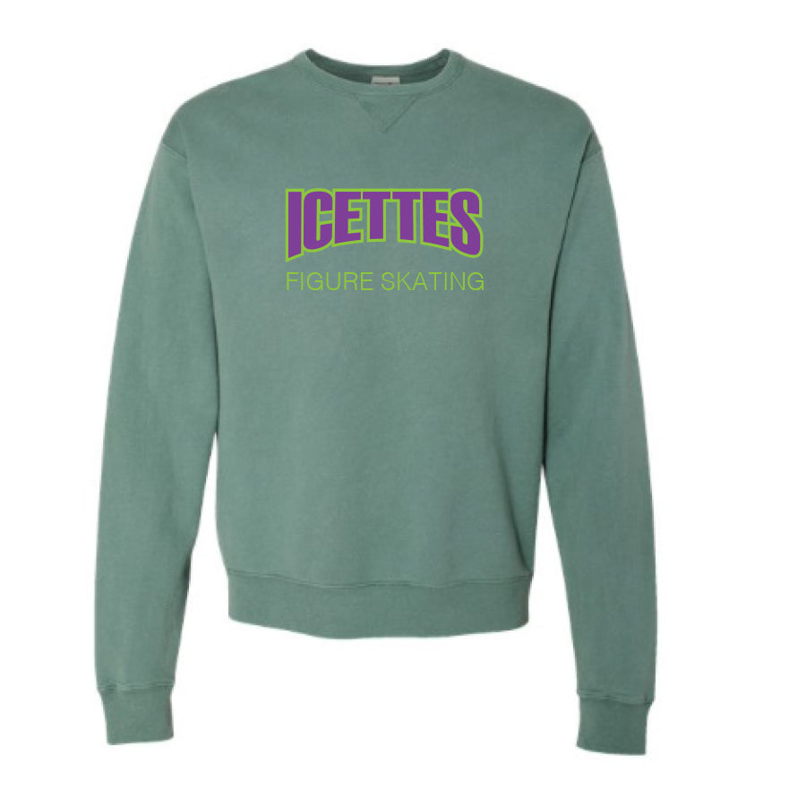 ICETTES - GARMENT DYED SWEATSHIRT