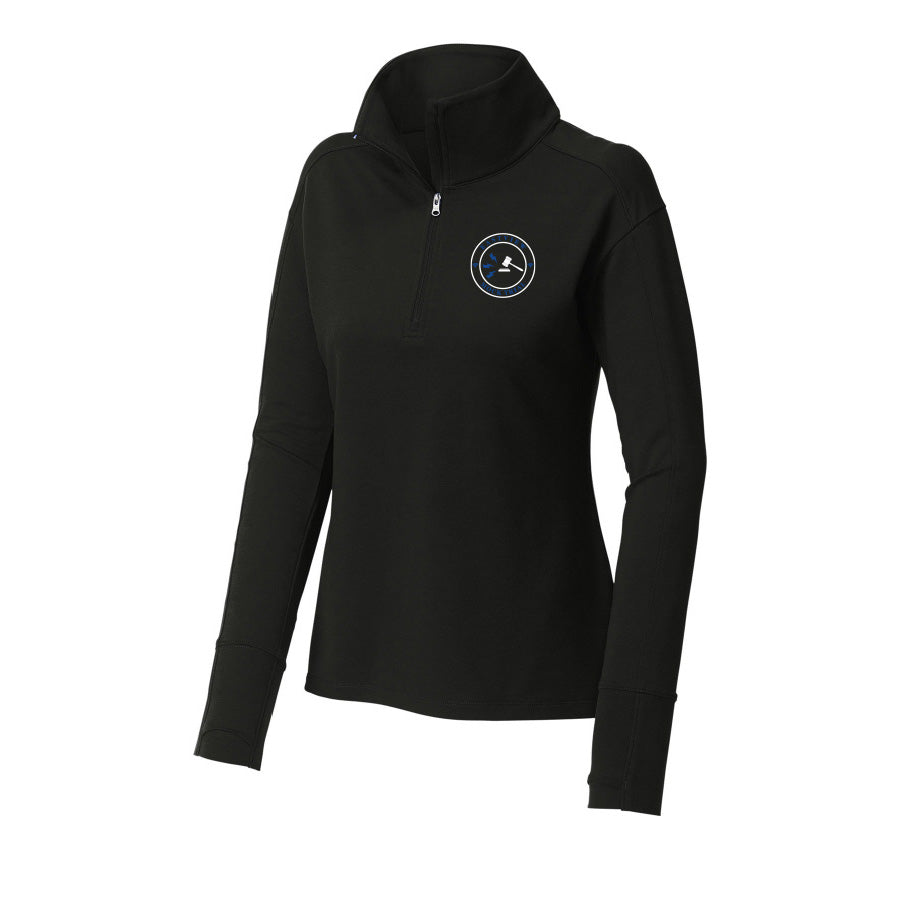 EASTVIEW MOCK TRIAL - LADIES SPORT WICK FLEX FIT 1/4 ZIP