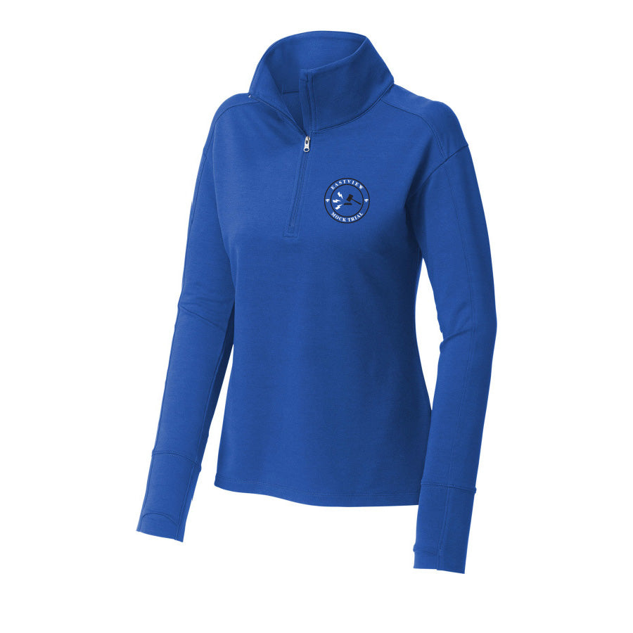 EASTVIEW MOCK TRIAL - LADIES SPORT WICK FLEX FIT 1/4 ZIP