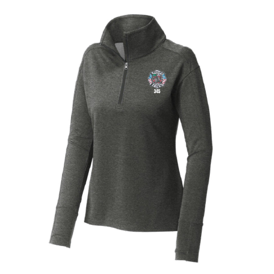 APPLE VALLEY FIRE DEPT - STATION 2 - LADIES SPORT WICK FLEX FIT 1/4 ZIP