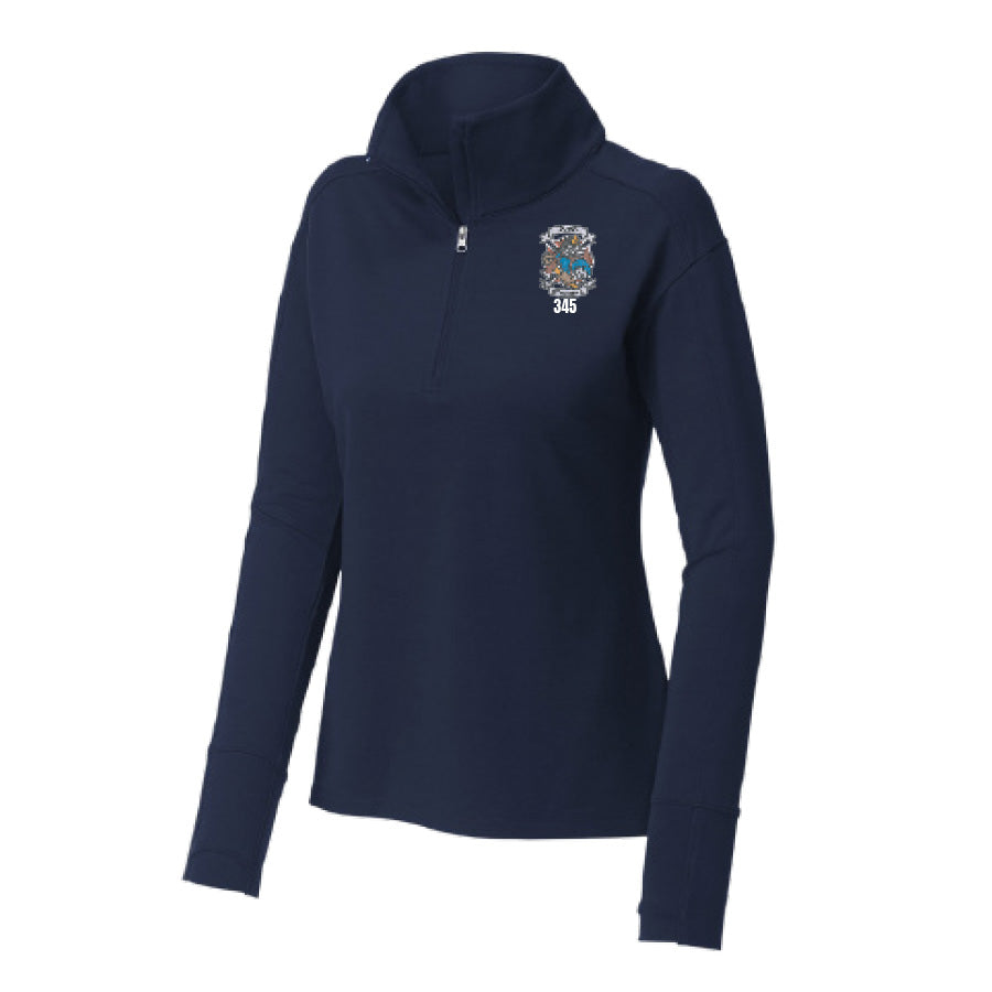 APPLE VALLEY FIRE DEPT - STATION 3 - LADIES SPORT WICK FLEX FIT 1/4 ZIP