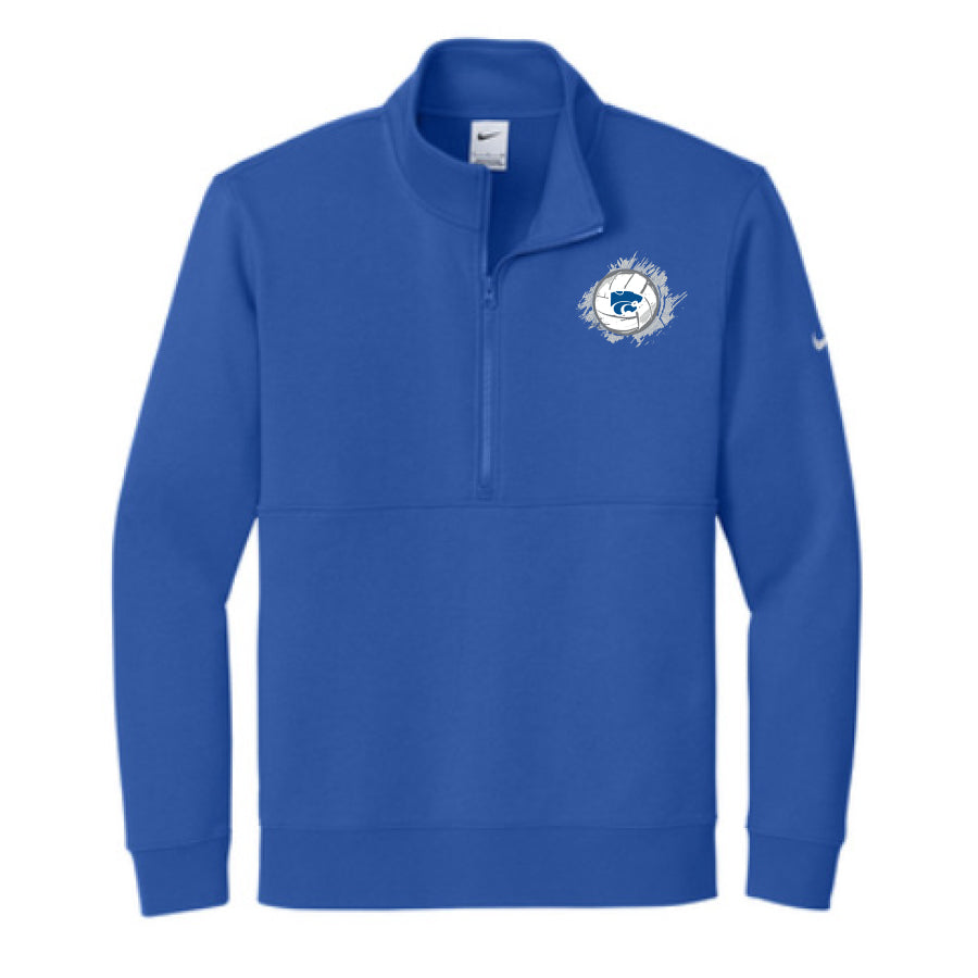 EAGAN VOLLEYBALL FANWEAR - CLUB FLEECE SWOOSH 1/2 ZIP (OPTION 2)