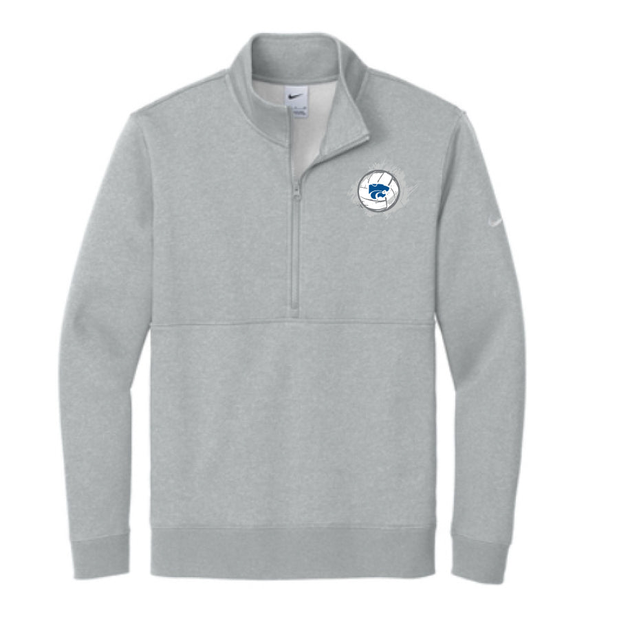 EAGAN VOLLEYBALL FANWEAR - CLUB FLEECE SWOOSH 1/2 ZIP (OPTION 2)
