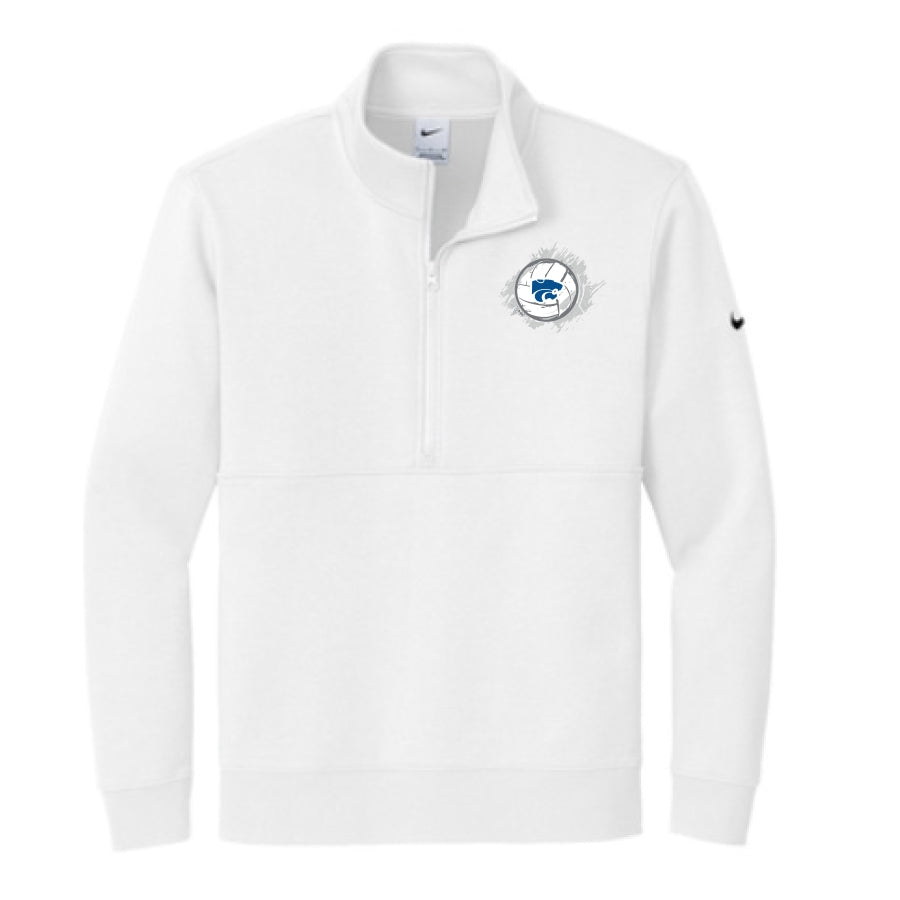 EAGAN VOLLEYBALL FANWEAR - CLUB FLEECE SWOOSH 1/2 ZIP (OPTION 2)