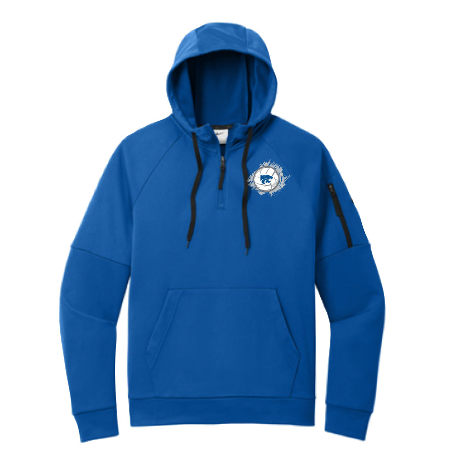 EAGAN VOLLEYBALL FANWEAR - THERMA FIT POCKET 1/4 ZIP HOOD (OPTION 2)