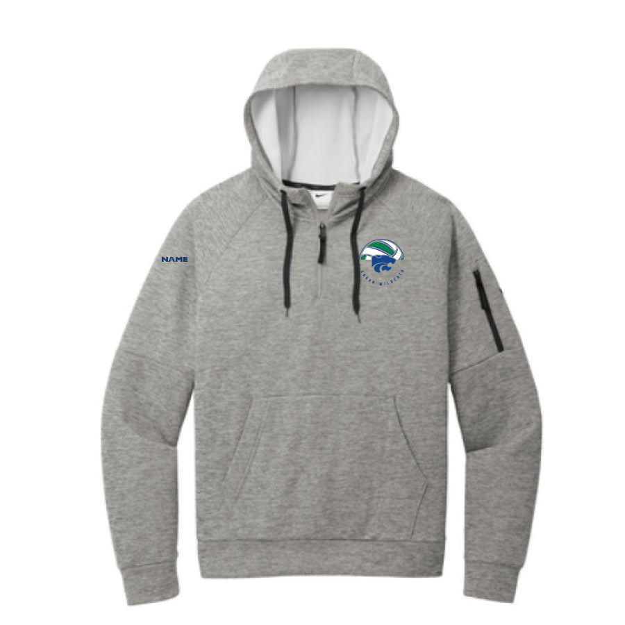 EAGAN VOLLEYBALL FANWEAR - THERMA FIT POCKET 1/4 ZIP HOOD (OPTION 1)