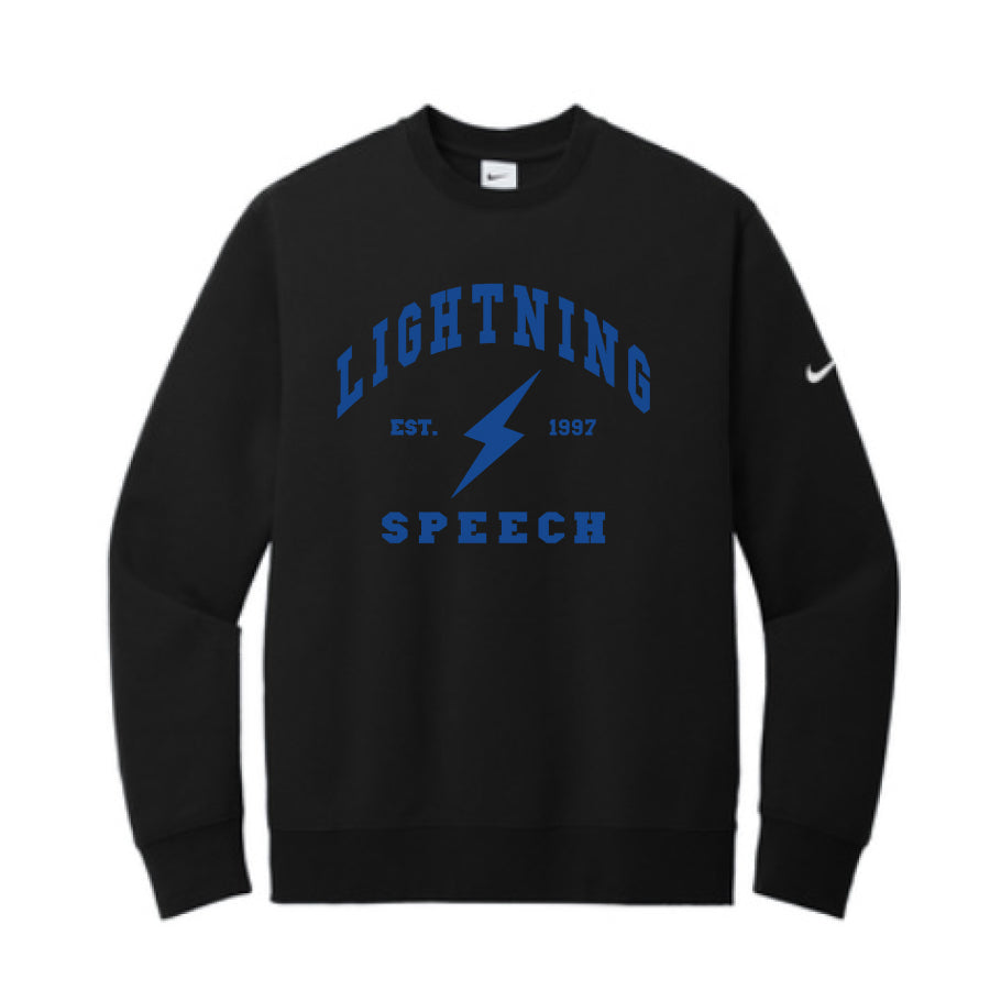 EASTVIEW SPEECH - CLUB FLEECE SLEEVE SWOOSH CREW