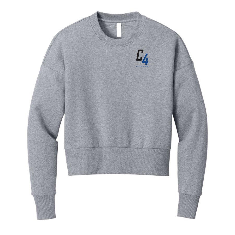 C4 FITNESS - WOMENS HEAVYWEIGHT CREW SWEATSHIRT