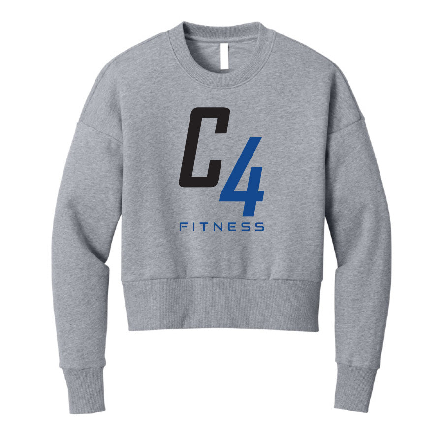 C4 FITNESS - WOMENS HEAVYWEIGHT CREW SWEATSHIRT