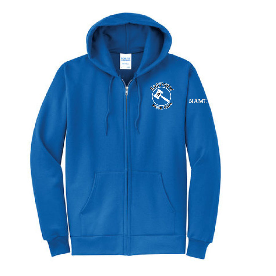 EASTVIEW MOCK TRIAL - FLEECE FULL ZIP HOODED SWEATSHIRT