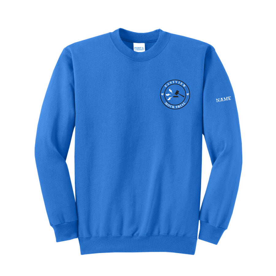 EASTVIEW MOCK TRIAL - PORT & CO CORE FLEECE CREW SS