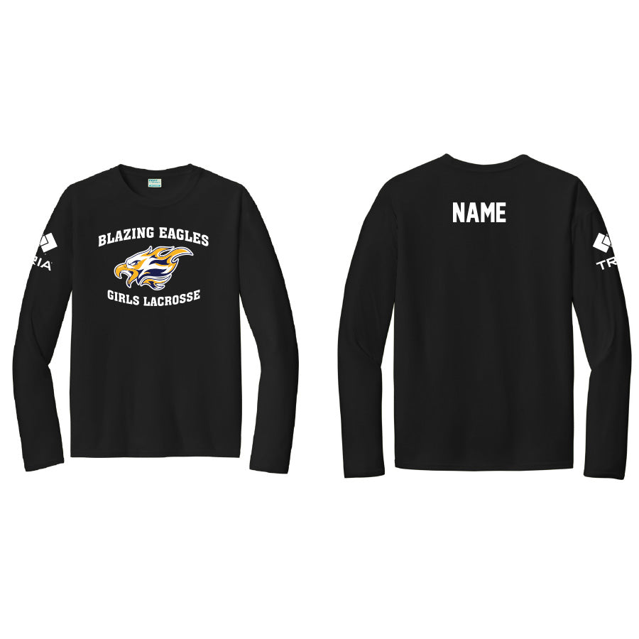 BLOOMINGTON KENNEDY/BURNSVILLE GIRL LACROSSE - LONG SLEEVE PERFORMANCE TEE