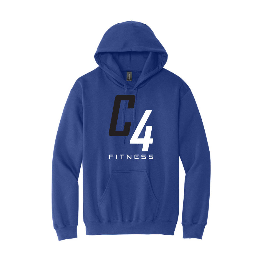 C4 FITNESS - GILDAN SOFTSTYLE MIDWEIGHT HOODED SWEATSHIRT