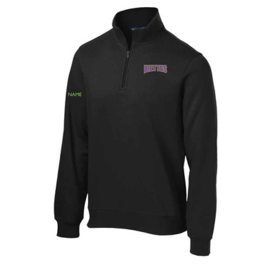 ICETTES - 1/4 ZIP SWEATSHIRT