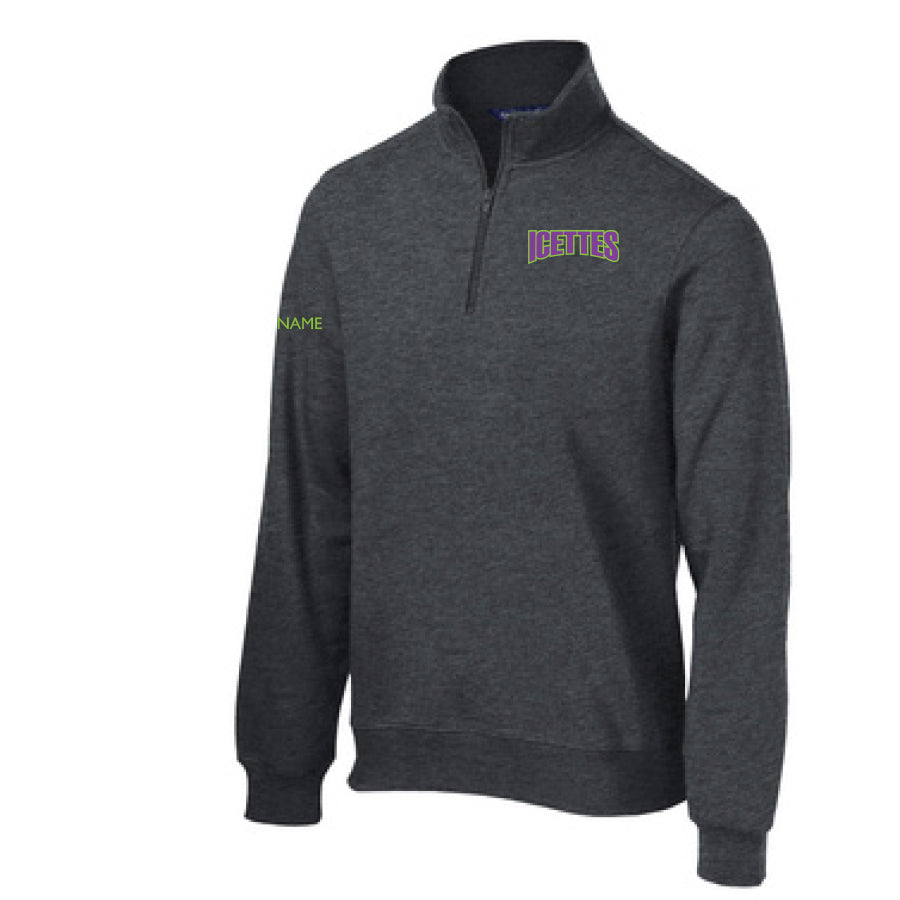 ICETTES - 1/4 ZIP SWEATSHIRT