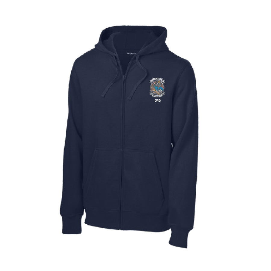 APPLE VALLEY FIRE DEPT - STATION 3 - FULL ZIP HOODED SWEATSHIRT