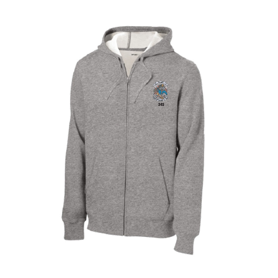 APPLE VALLEY FIRE DEPT - STATION 3 - FULL ZIP HOODED SWEATSHIRT