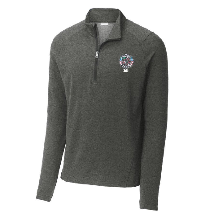 APPLE VALLEY FIRE DEPT - STATION 2 - MENS SPORT WICK FLEX FIT 1/4 ZIP