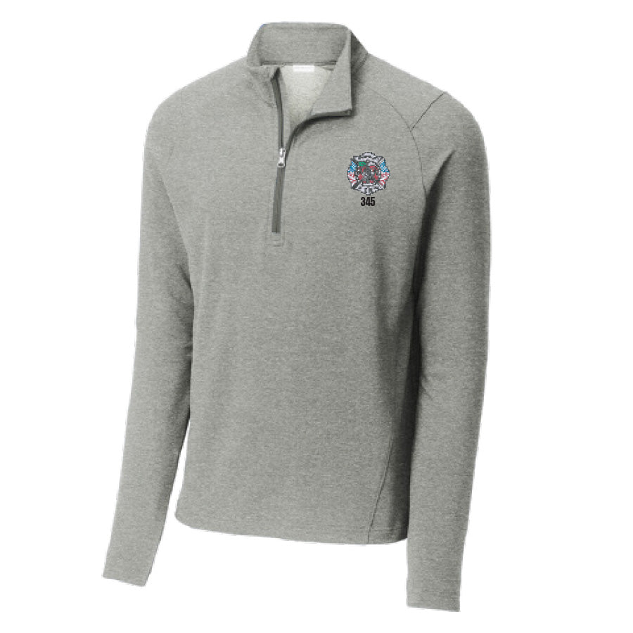 APPLE VALLEY FIRE DEPT - STATION 2 - MENS SPORT WICK FLEX FIT 1/4 ZIP