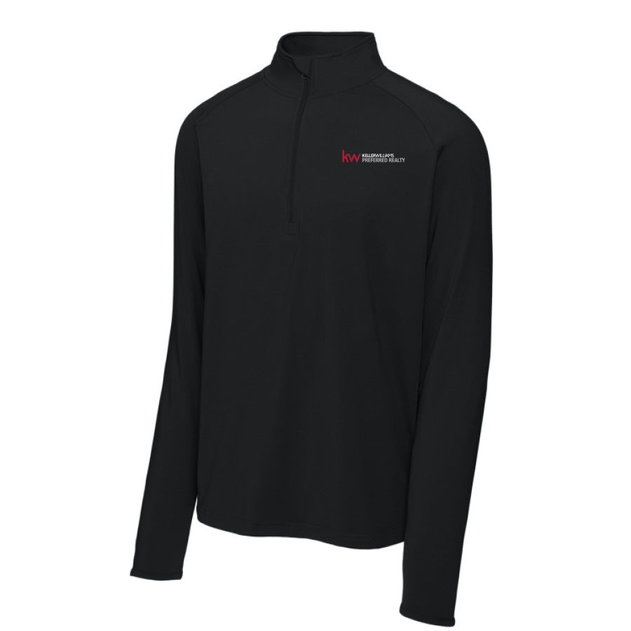 KWPR Men's Sport-Tek Sport-Wick 1/4-Zip Pullover - Black