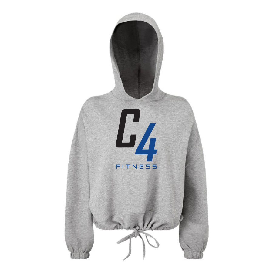 C4 FITNESS - Cropped Maria Hooded Sweatshirt