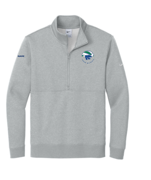 EAGAN VOLLEYBALL FANWEAR - CLUB FLEECE SWOOSH 1/2 ZIP (OPTION 1)
