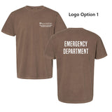 Aurora Garment Dyed Heavyweight Tee (Espresso)