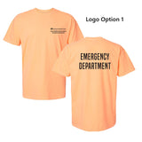Aurora Garment Dyed Heavyweight Tee (Neon Cantaloupe)