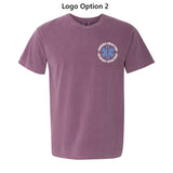 Aurora Garment Dyed Heavyweight Tee (Berry)