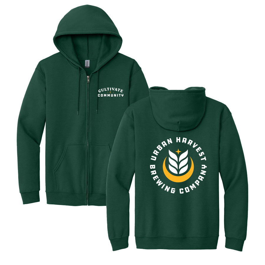 UHBC HeavyBlend Full Zip Hooded Sweatshirt