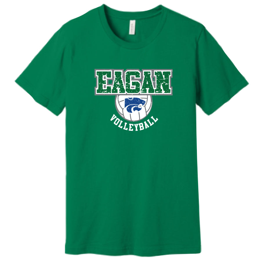 EAGAN VOLLEYBALL FANWEAR - JERSEY TEE SS KELLY