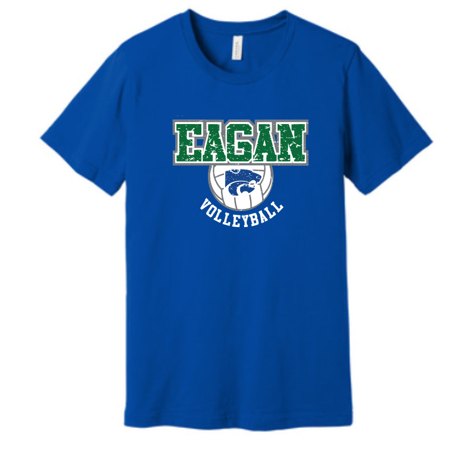 EAGAN VOLEYBALL FANWEAR - JERSEY TEE SS TRUE ROYAL