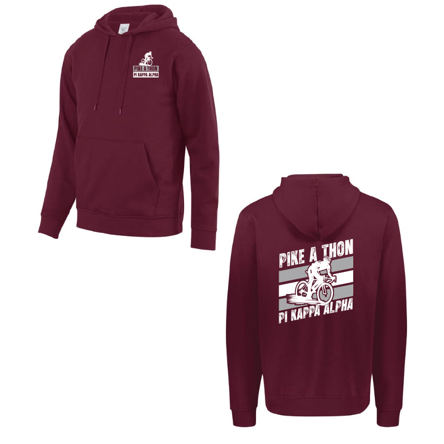 UND PIKE FRAT - PIKE A THON  - 60/40 FLEECE HOODIE
