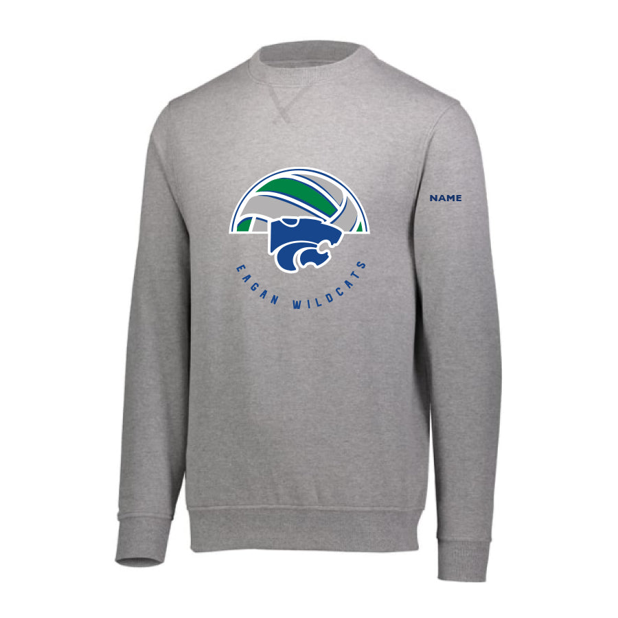 EAGAN VOLLEYBALL FANWEAR - 60/40 FLEECE CREW SWEATSHIRT