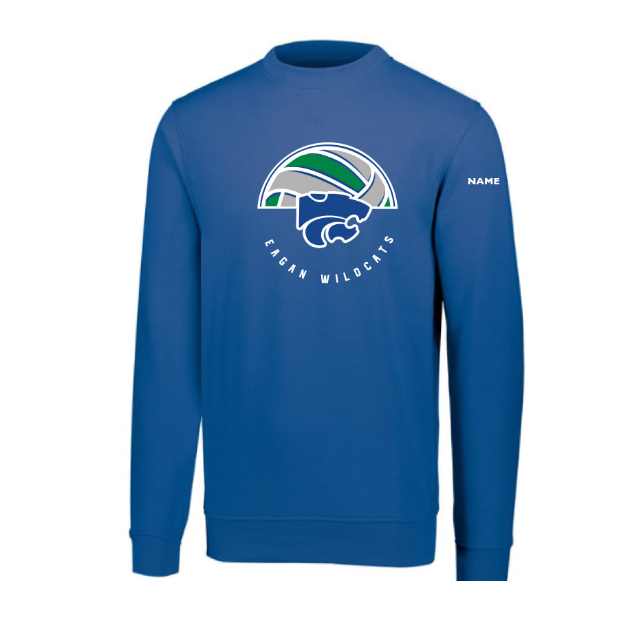 EAGAN VOLLEYBALL FANWEAR - 60/40 FLEECE CREW SWEATSHIRT