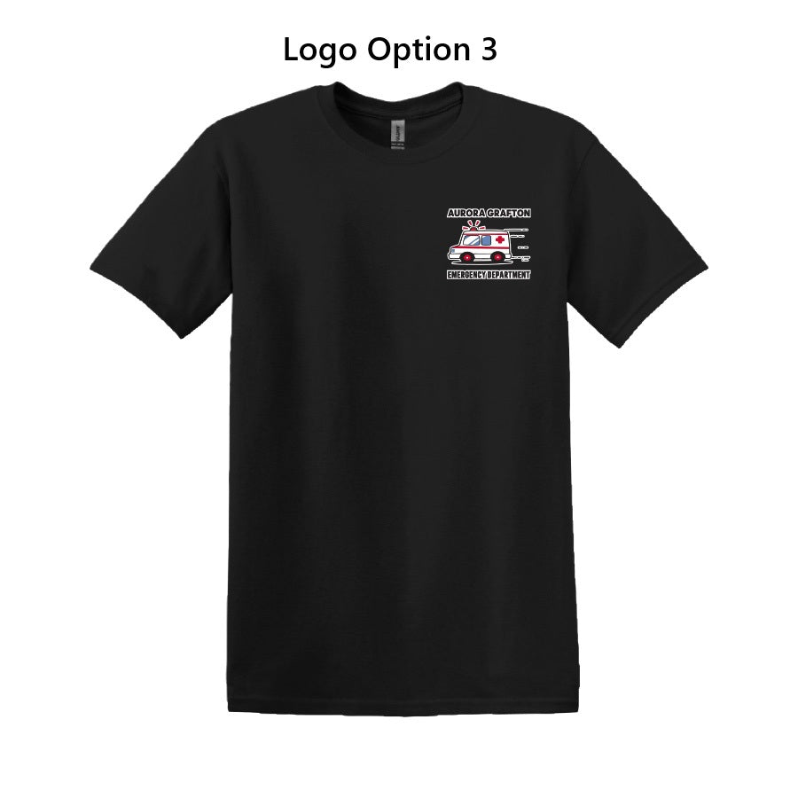 Aurora Gildan Softstyle T-Shirt (Black)