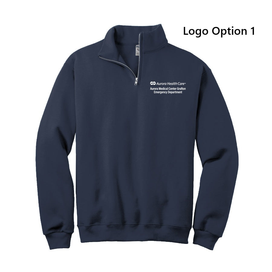 Aurora Cadet Collar 1/4 Zip Sweatshirt
