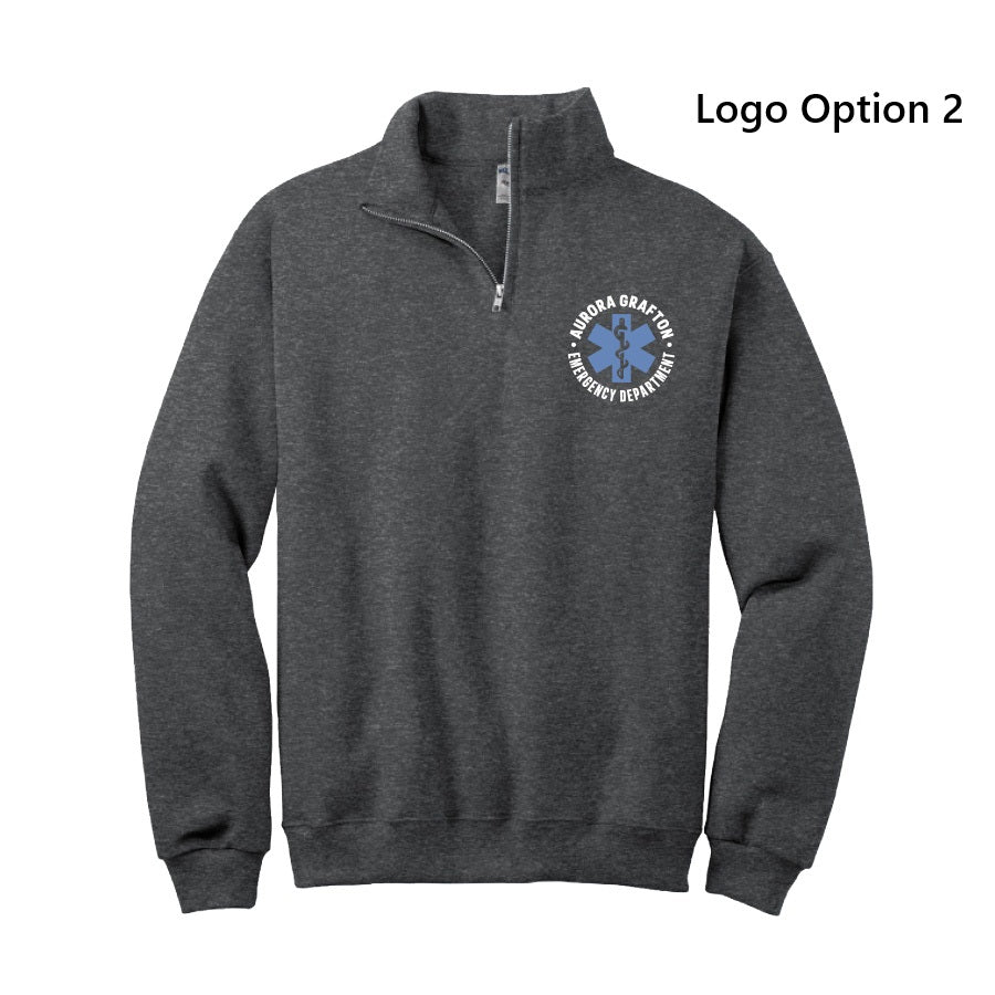 Aurora Cadet Collar 1/4 Zip Sweatshirt