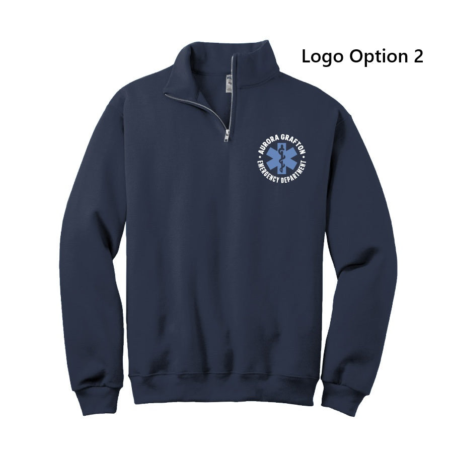 Aurora Cadet Collar 1/4 Zip Sweatshirt