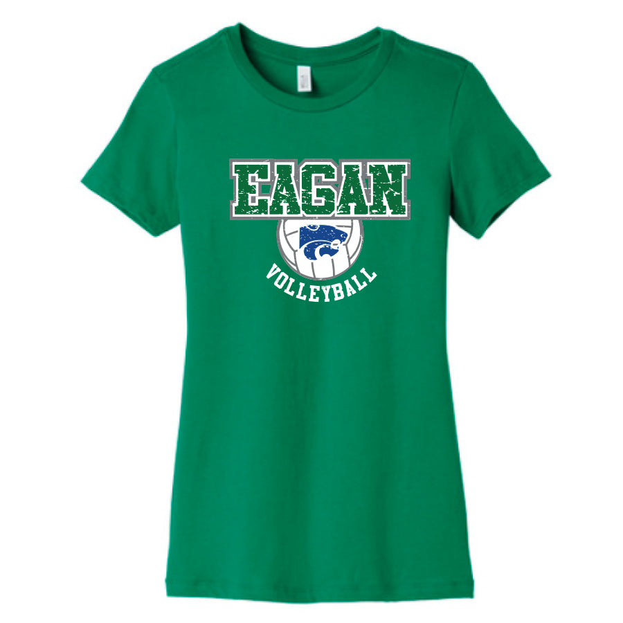 EAGAN VOLLEYBALL FANWEAR - WOMEN'S SLIM FIT TEE